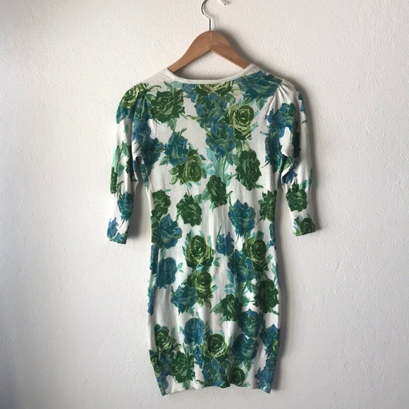 Charlotte Tarantola Rose Print Sweater Top - Picture 3 of 5